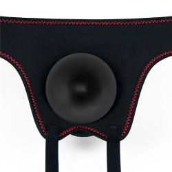 LoveToy Gode-ceinture vibrant Easy Strap 15.5 x 5 cm Noir